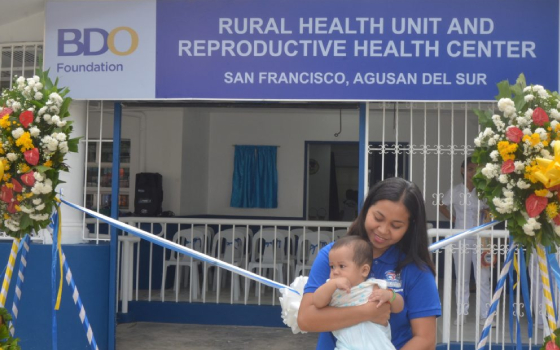 BDO Foundation upgrades health center in Agusan del Sur
