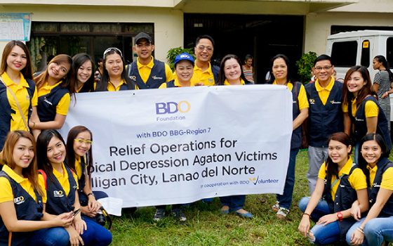 BDO employees help Agaton victims