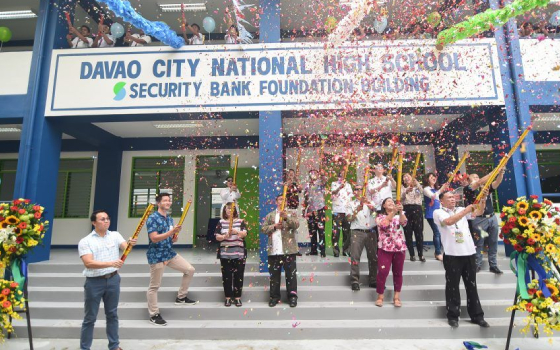 Security Bank Foundation Extends Build A School, Build A Nation: The Classrooms Project to Davao City National High School